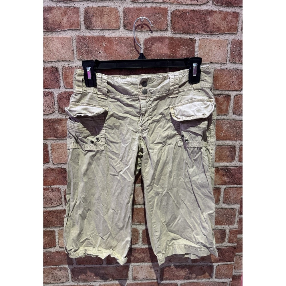 Old Navy‎ Boys Lightweight Cargo Shorts Casual Solid Khaki Outdoor Size 1 /Small